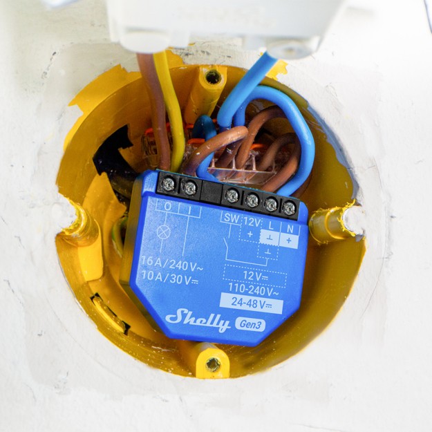 Aksesorë për rrjet Shelly Relais "1 Gen3" max 16A WLAN BT - Figura 4