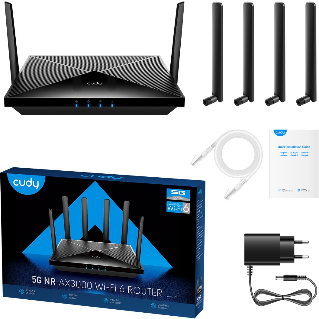 Ruter Cudy AX3000 Wi-Fi 6 5G Mesh Gigabit - Figura 4