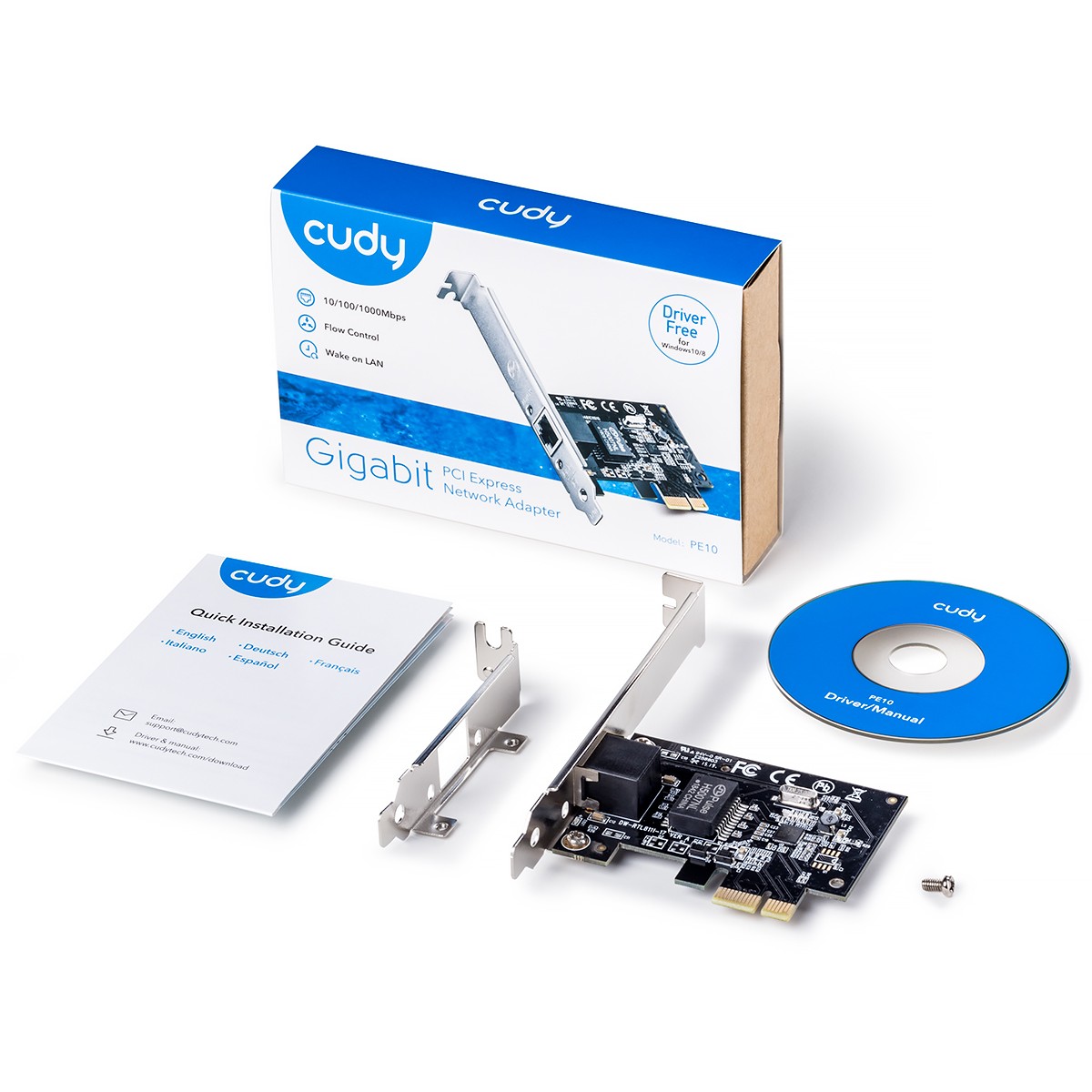 Karta të Rrjetit INTG Cudy Gigabit PCI‑Express Adapter - Figura 3