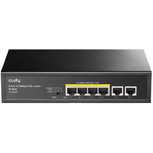 Switch Cudy FS1006P PoE+, 6 porte