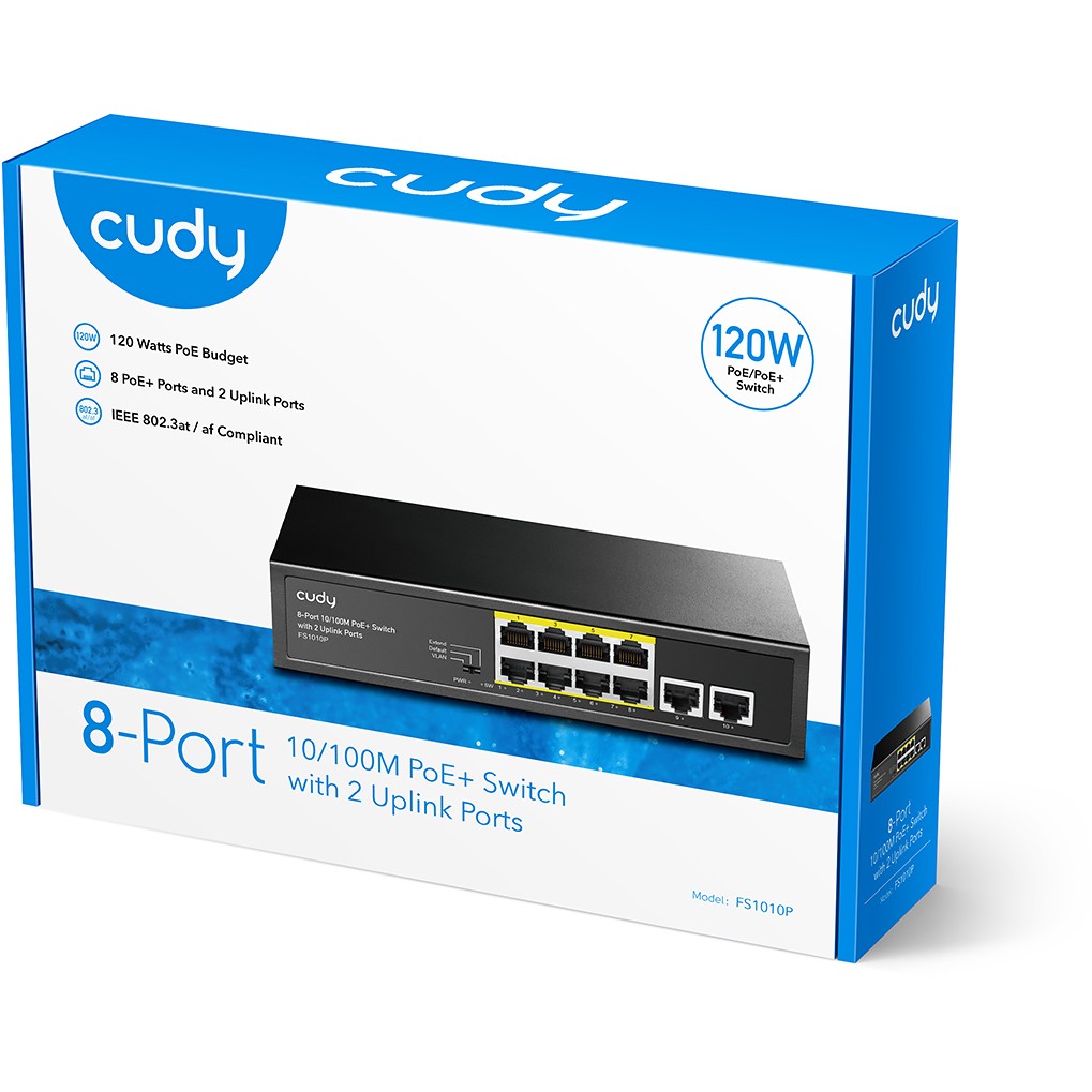 Switch 8P Cudy FS1010P PoE+ - Figura 4