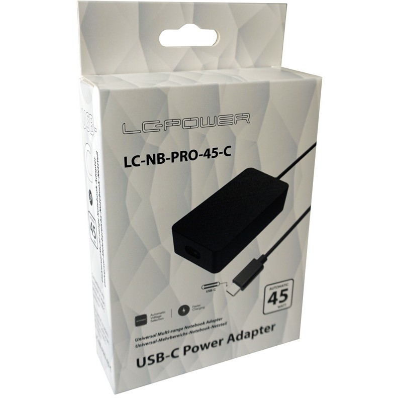 Adapter LC-Power 45W USB-C LC-NB-PRO-45-C - Figura 3