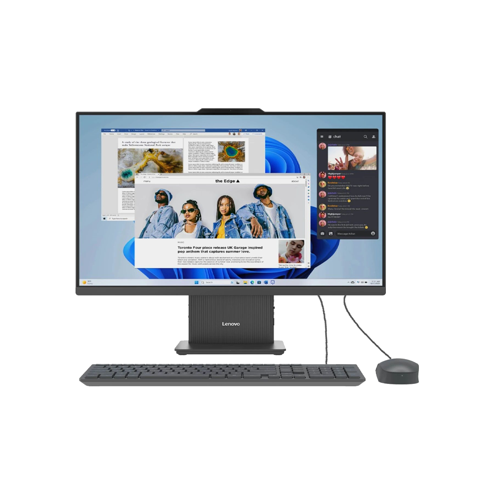 AIO Lenovo IdeaCentre 27IRH9 / i5-13420H / 16GB / 512GB / 27 Inch Full HD / Intel UHD Graphics / 5.0MP CAM / I zi + Tastierë dhe Maus me kabllo