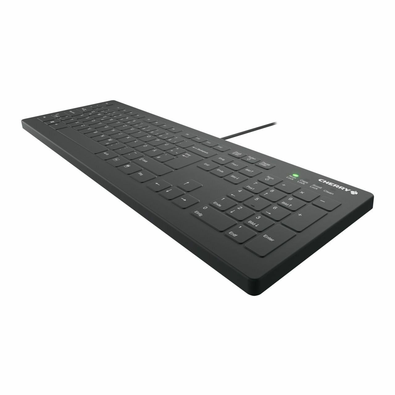 Tastierë Me kabllo Cherry AK-C8112 Medical / QWERTZ – Zezë - Figura 2