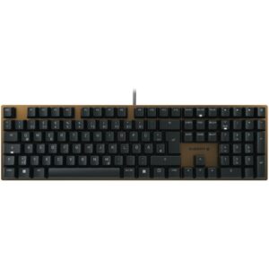 Tastierë me kabllo Cherry Keyboard KC 200 MX MX2A BROWN [DE] e zezë/bronz MX2A BROWN Switch