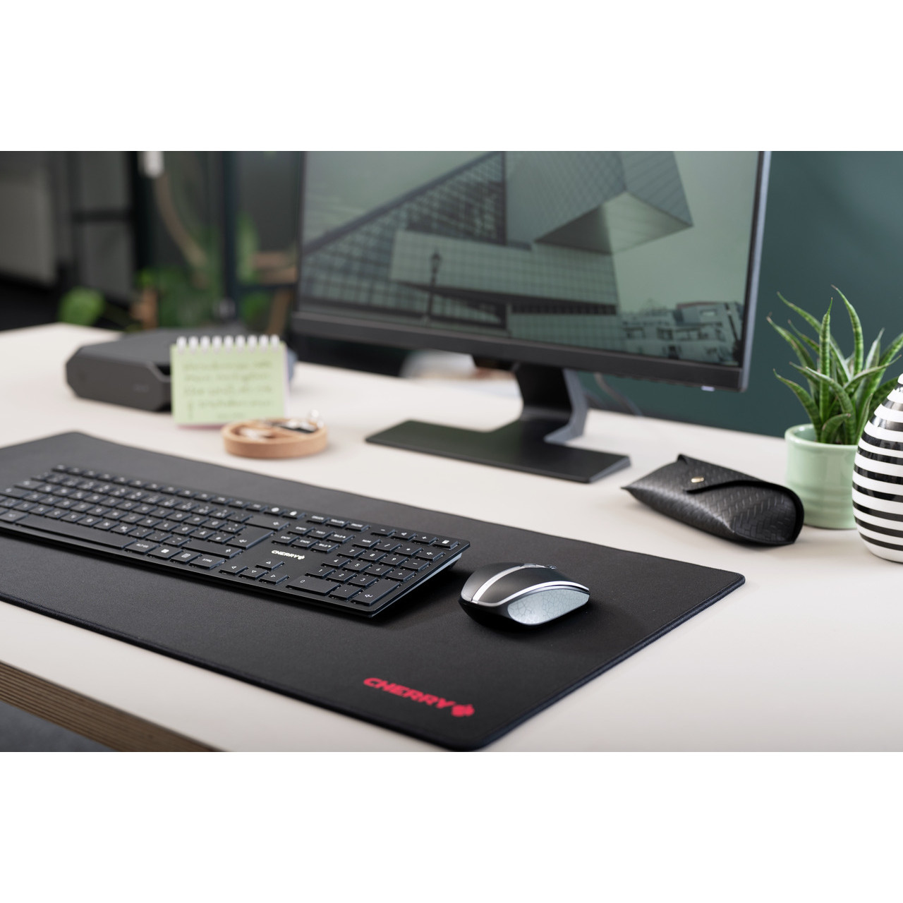 Tastierë pa Kabllo Cherry KW 9100 Slim / Swiss Layout – Zezë - Figura 5