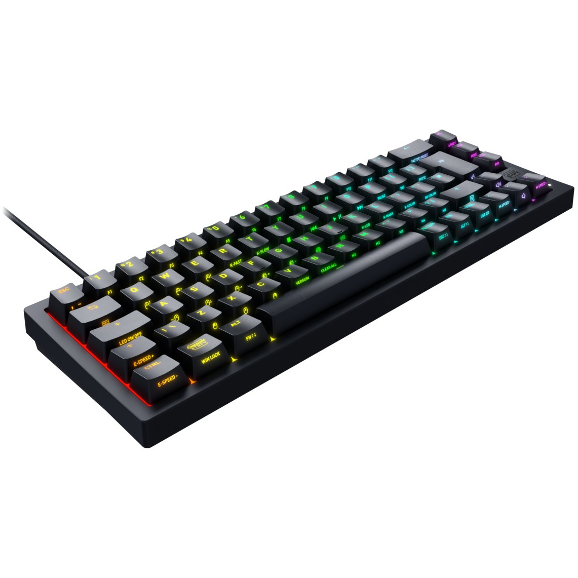 Tastierë Cherry Keyboard Xtrfy K5V2 RGB MX2A RED Wired / German Layout - Zezë - Figura 3