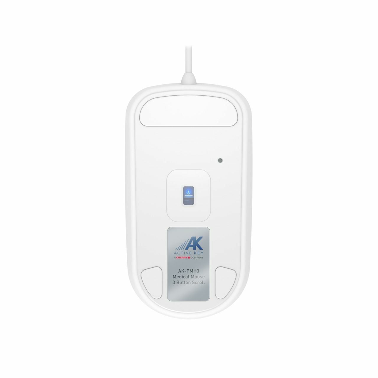 Maus Cherry AK-PMH3 Medical / 1000 DPI / IP68 / 3-Button Scroll / me kabllo / i bardhë - Figura 4