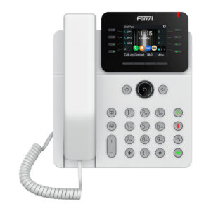 Telefon IP Fanvil V62G me SIP / PoE / 2x Gigabit dhe USB - Bardhë