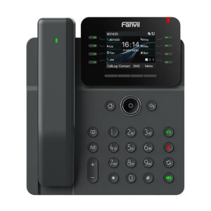 Telefon VoIP Fanvil V62 Pro me SIP 2.8"/  PoE / 2x Gigabit dhe USB - Zezë