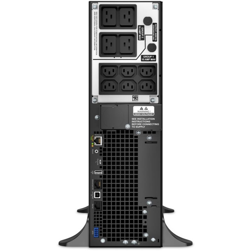 APC Smart-UPS SRT5KXLI – 5000VA 4500W Online Double Conversion Rack UPS with Pure Sine Wave, LCD, SmartSlot & SNMP – High Availability Power Protection for Servers & IT Infrastructure - Figura 4