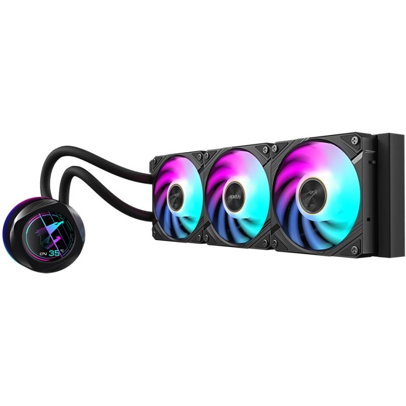 Ftohës për Procesor GIGABYTE AORUS WATERFORCE X II 360 AIO Liquid CPU Cooler e zezë - Figura 2