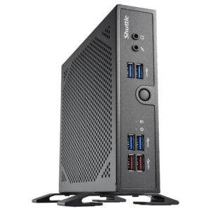 Shuttle XPC Slim DS50U Barebone Mini PC Intel Celeron 7305 / 2x DDR5 SO-DIMM / M.2 NVMe & SATA / Dual Display – E zezë