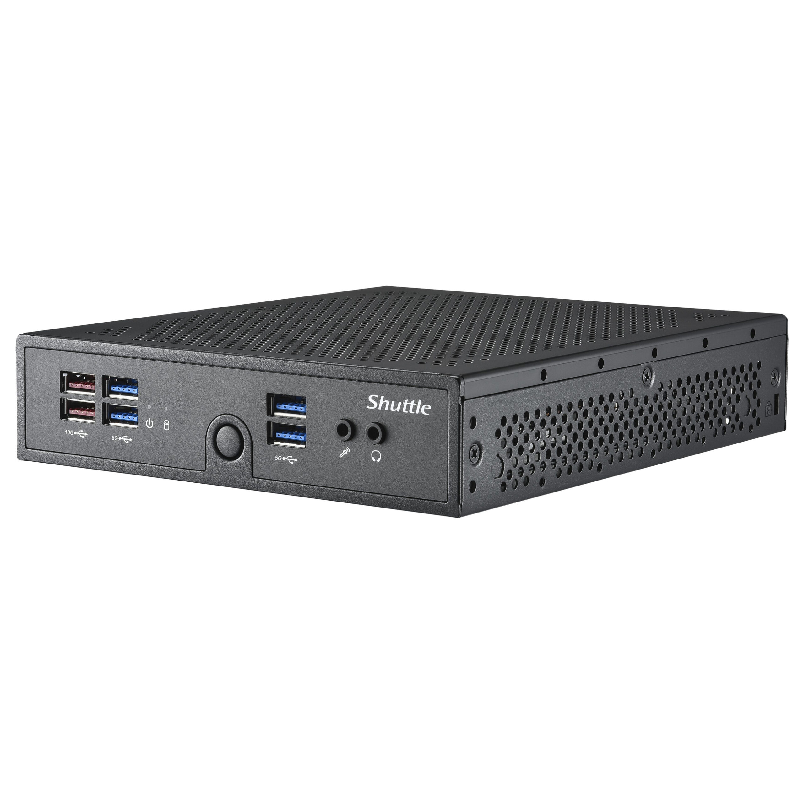 Shuttle XPC Slim DS50U Barebone Mini PC Intel Celeron 7305 / 2x DDR5 SO-DIMM / M.2 NVMe & SATA / Dual Display – E zezë - Figura 5