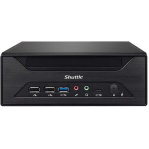 Mini Kompjuter Barebone XPC slim XH610 LGA1200 2xSODIMM DDR4 2xM.2 3xSATA 1xHDMI 1xDP 1xVGA Black