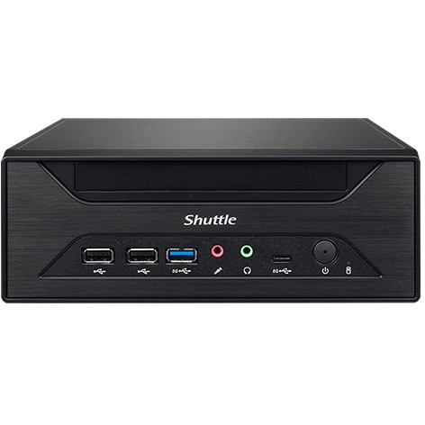 Mini Kompjuter Barebone XPC slim XH610 LGA1200 2xSODIMM DDR4 2xM.2 3xSATA 1xHDMI 1xDP 1xVGA Black