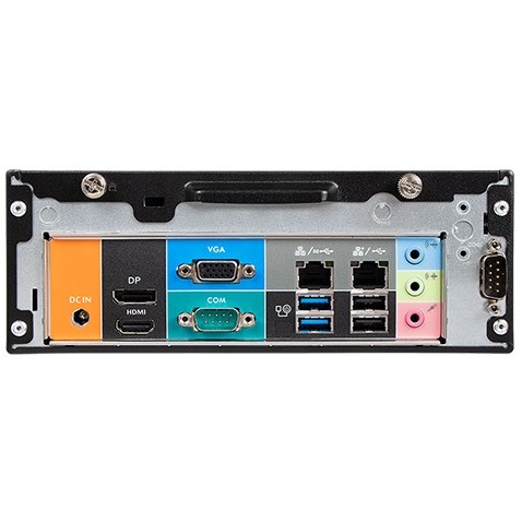 Mini Kompjuter Barebone XPC slim XH610 LGA1200 2xSODIMM DDR4 2xM.2 3xSATA 1xHDMI 1xDP 1xVGA Black - Figura 5