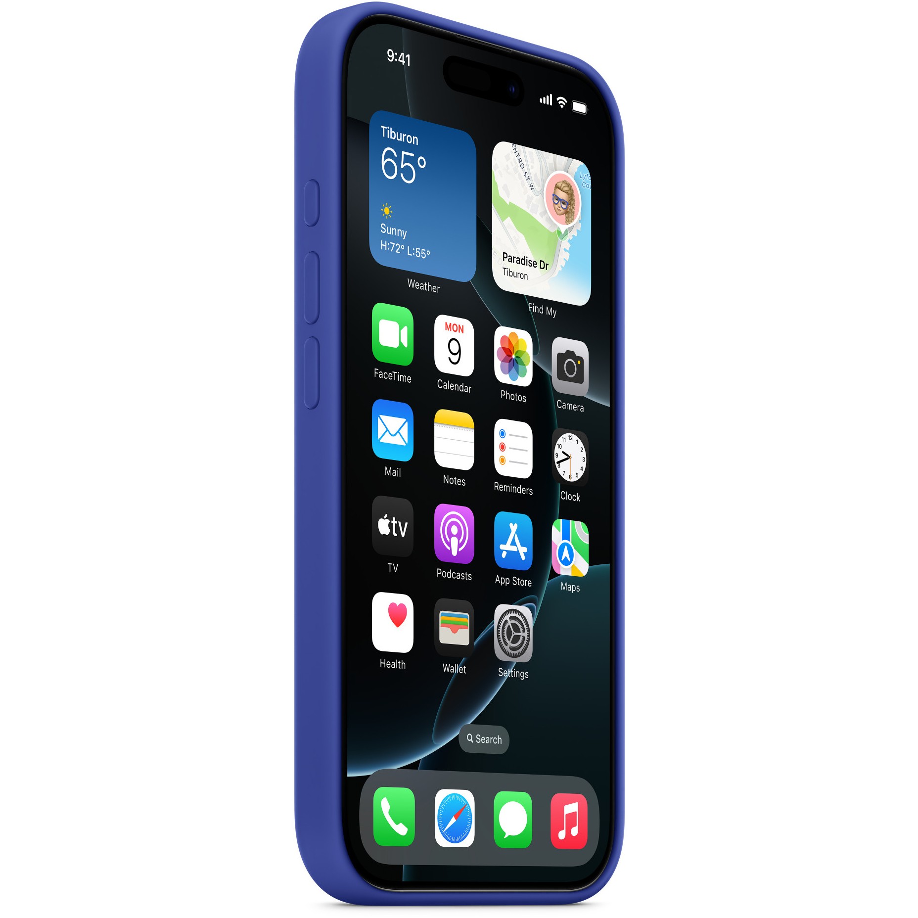 Aksesorë Apple iPhone 16 Pro Çanta Silikoni me MagSafe - Ultramarine - Figura 5