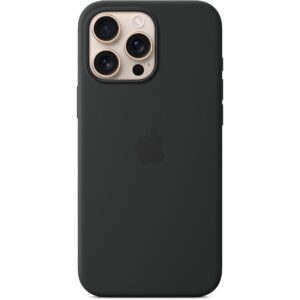 Aksesorë Apple iPhone 16 Pro Max Çanta Silikoni me MagSafe - E Zezë