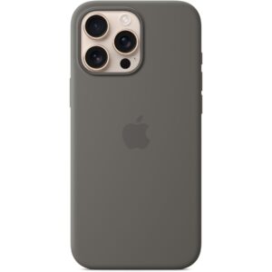 Aksesorë Apple iPhone 16 Pro Max Çanta Silikoni me MagSafe - Gri Guri