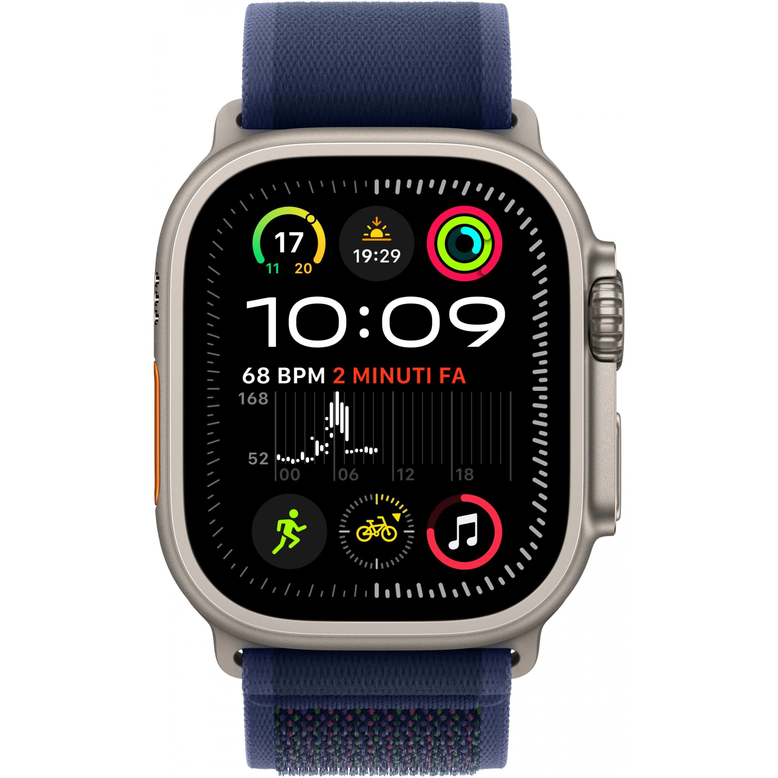 Apple Watch Ultra 2 GPS + Cellular 49mm Natural Titanium Case with Blue Trail Loop 64GB - M/L - Figura 2