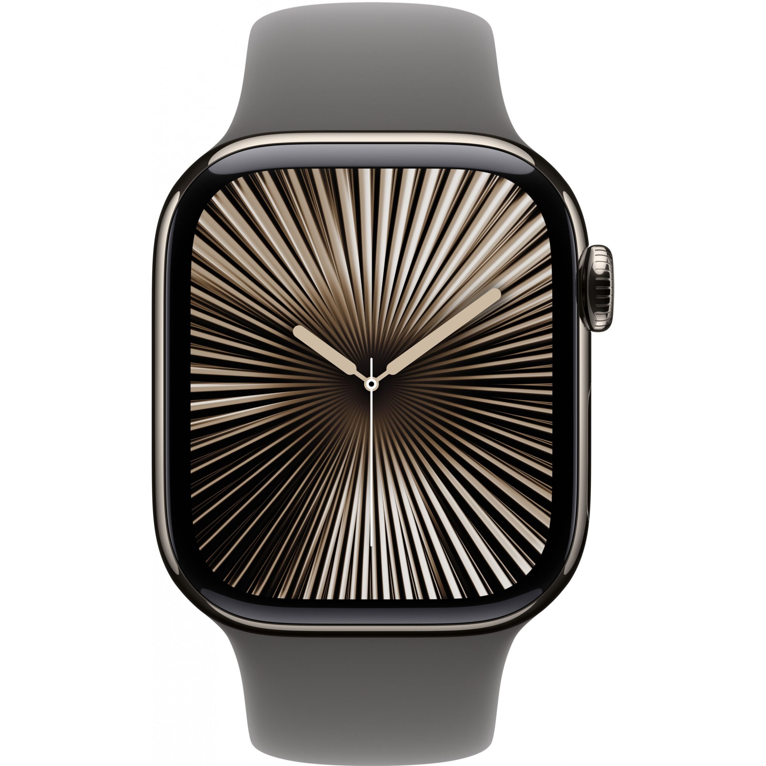 Orë e mençur APPLE Watch Series 10 GPS + Cellular 42mm Natural Titanium Case with Stone Grey Sport Band - M/L - Figura 2