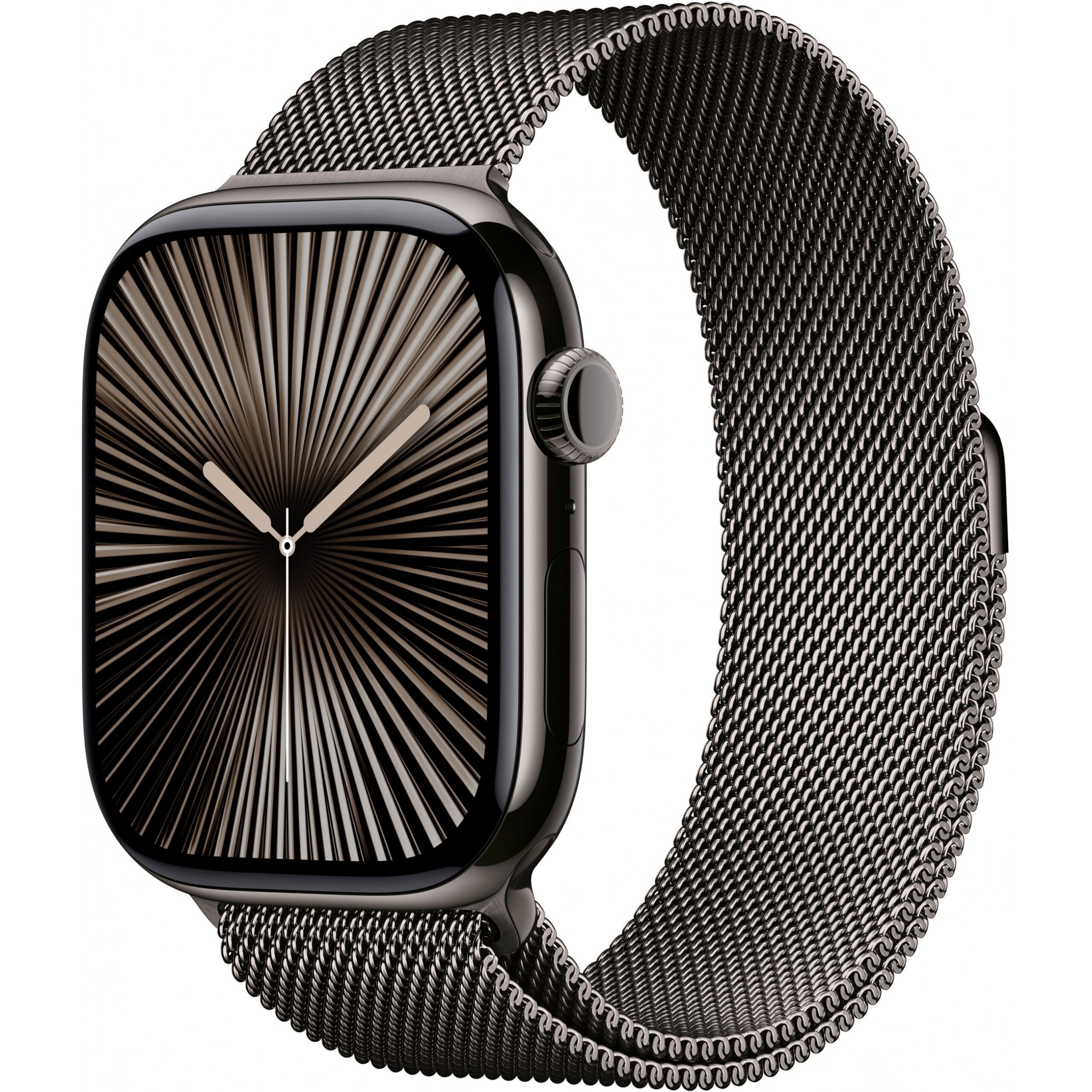 Apple Watch Series 10 GPS + Cellular 46mm Slate Titanium Case with Slate Milanese Loop 64GB - M/L
