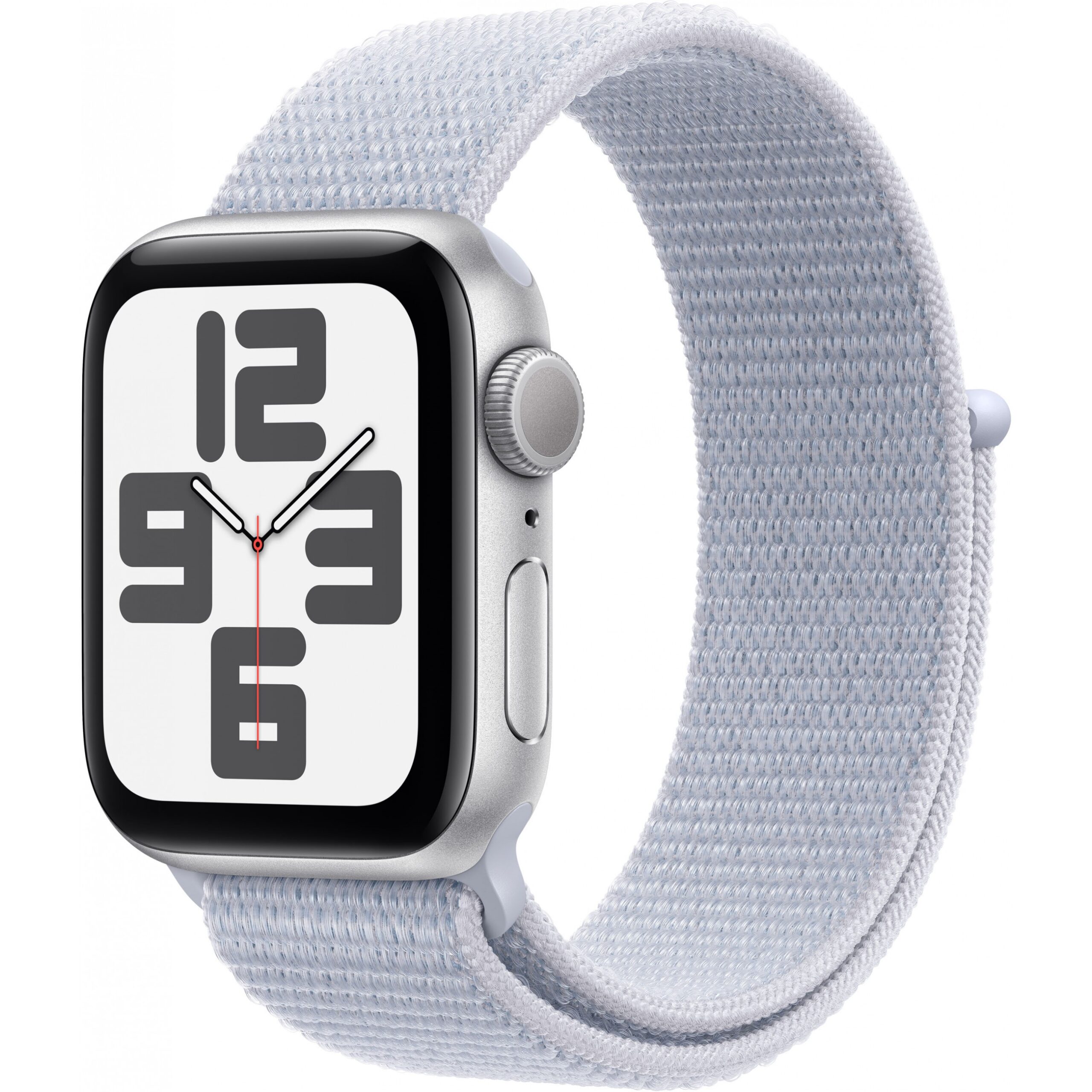 Apple Watch SE / GPS / 40mm / Silver Aluminium Case with Blue Cloud Sport Loop