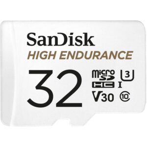 Kartë Memorie SD 32GB SanDisk High Endurance MicroSDHC / 100Mbps / Adapter