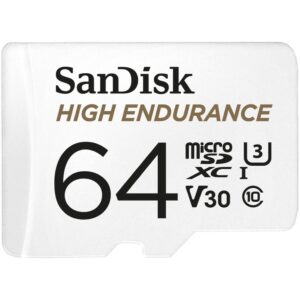Kartë Memorie SD SanDisk High Endurance microSDXC / 64GB / 100MB/s
