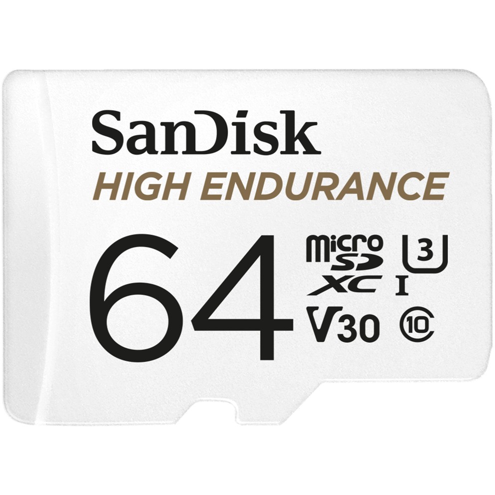 Kartë Memorie SD SanDisk High Endurance microSDXC / 64GB / 100MB/s