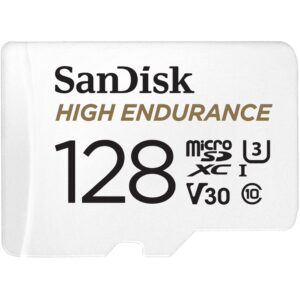 Kartë Memorie SD CARD 128GB SanDisk High Endurance MicroSDXC 100MB/s +Adapter