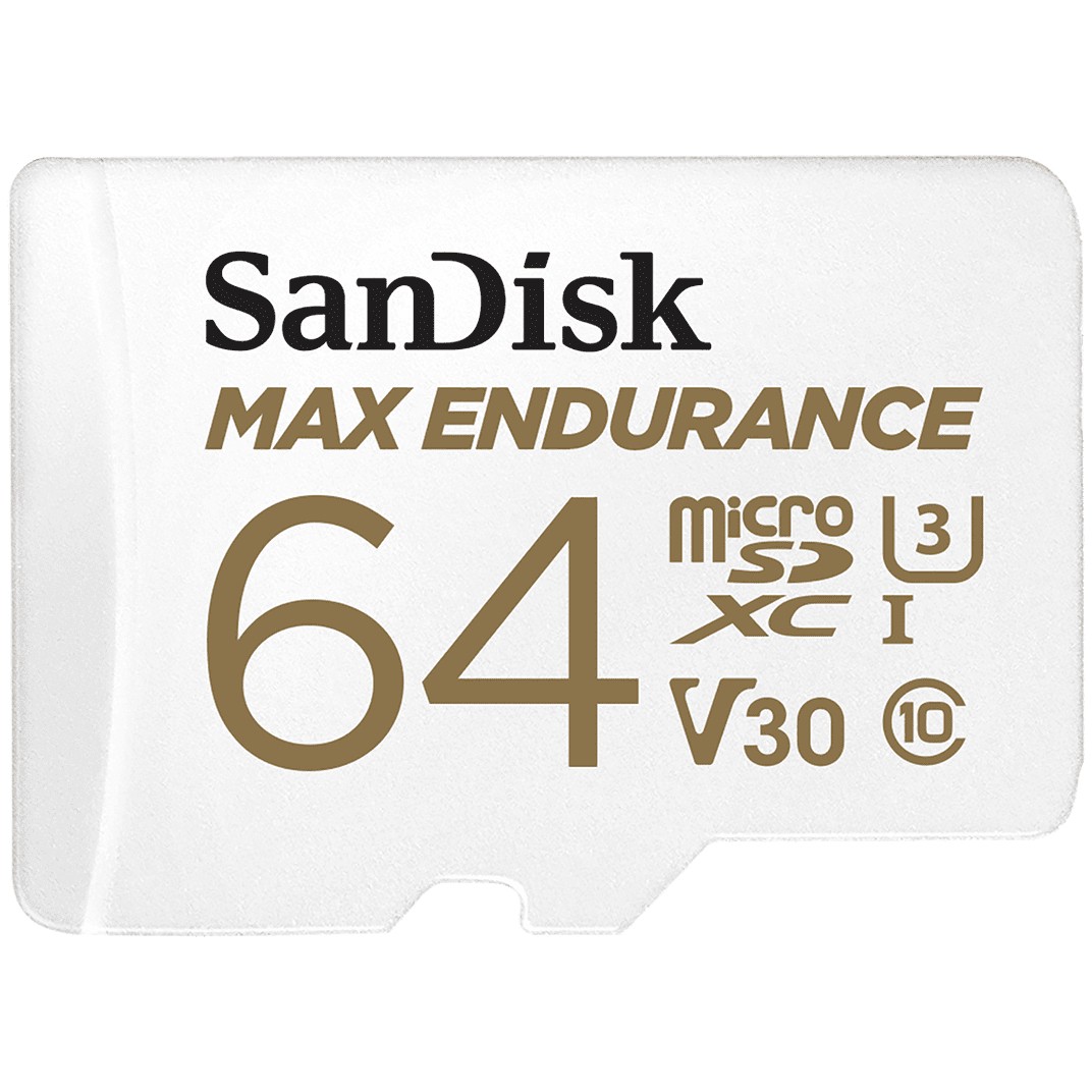 Kartë Memorie SD CARD 64GB SanDisk Max Endurance MicroSDXC 100MB/s +Adapter