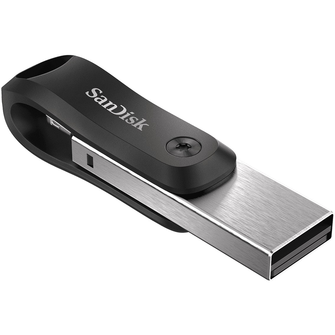 USB STICK 64GB USB 3.1 SanDisk iXpand Go Apple Lightning black/silver - Figura 2