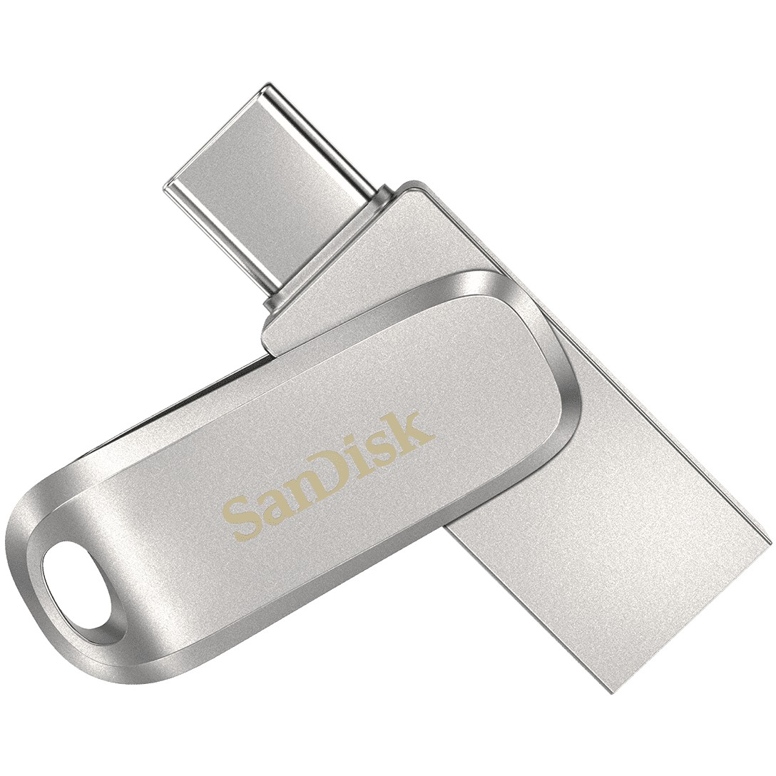 USB STICK 64GB USB 3.1 SanDisk Ultra Dual Drive Luxe Type-C silver