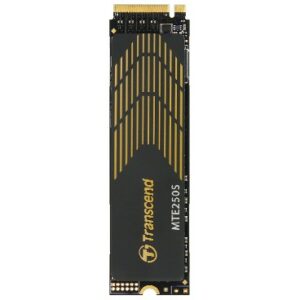 SSD të Brendshëm TRANSCEND 2TB M.2 2280 PCIe Gen4x4 NVMe 3D TLC me heat sink grafeni DRAM