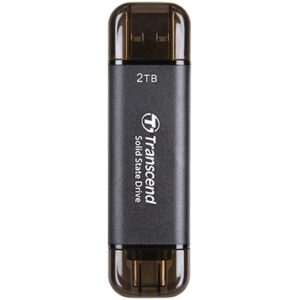 TRANSCEND 2TB External SSD ESD310C USB 10Gbps Type C/A
