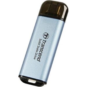 SSD e Jashtme TRANSCEND ESD300C 512GB External SSD USB 10Gbps Type C Blu