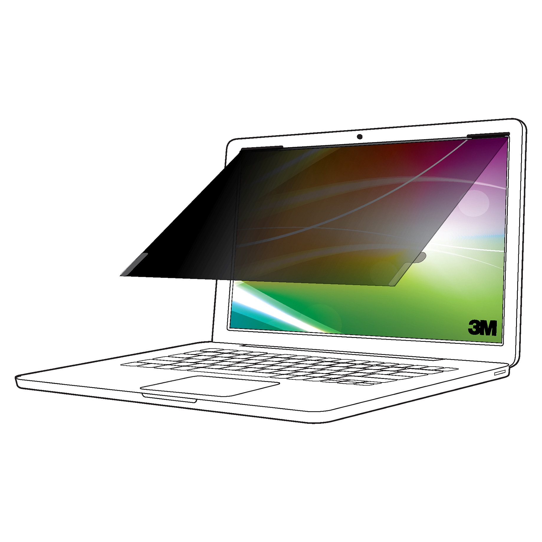 Xham mbrojtës Privacy Filter 3M për laptop dhe tablet 16" 16:10