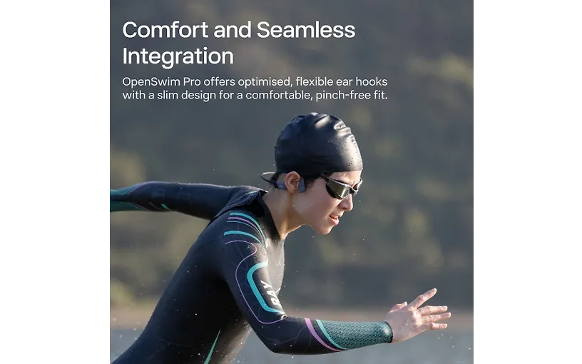 Kufje pa kabllo Shokz OpenSwim Pro S711 / Bone Conduction / Bluetooth - Gri - Figura 5