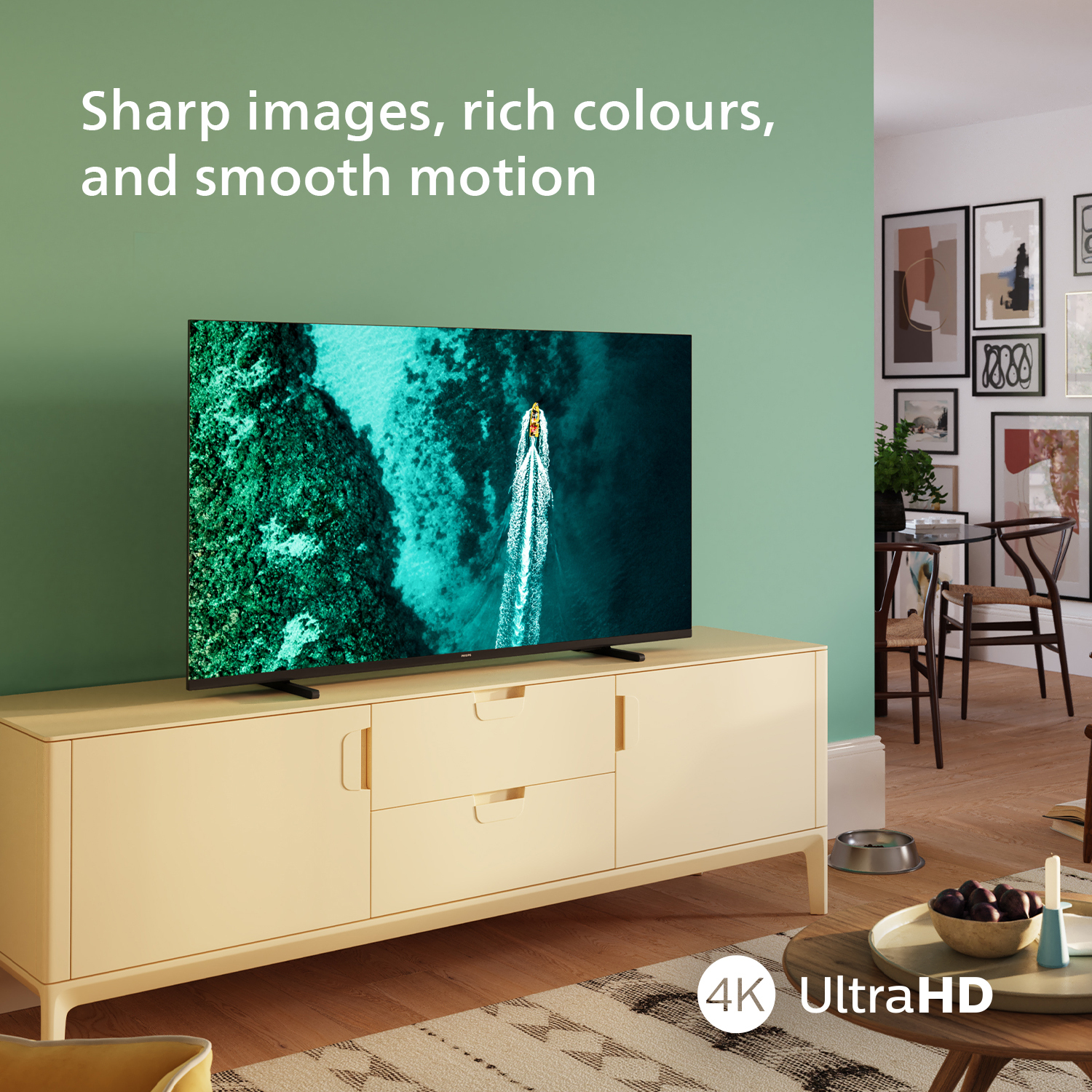 SMART TV PHILIPS LED TV 55PUS7409/12 / 55 Inch / 4K Ultra HD / Pixel Precise Ultra HD / 60 Hz / HDR10+ - Zezë - Figura 3