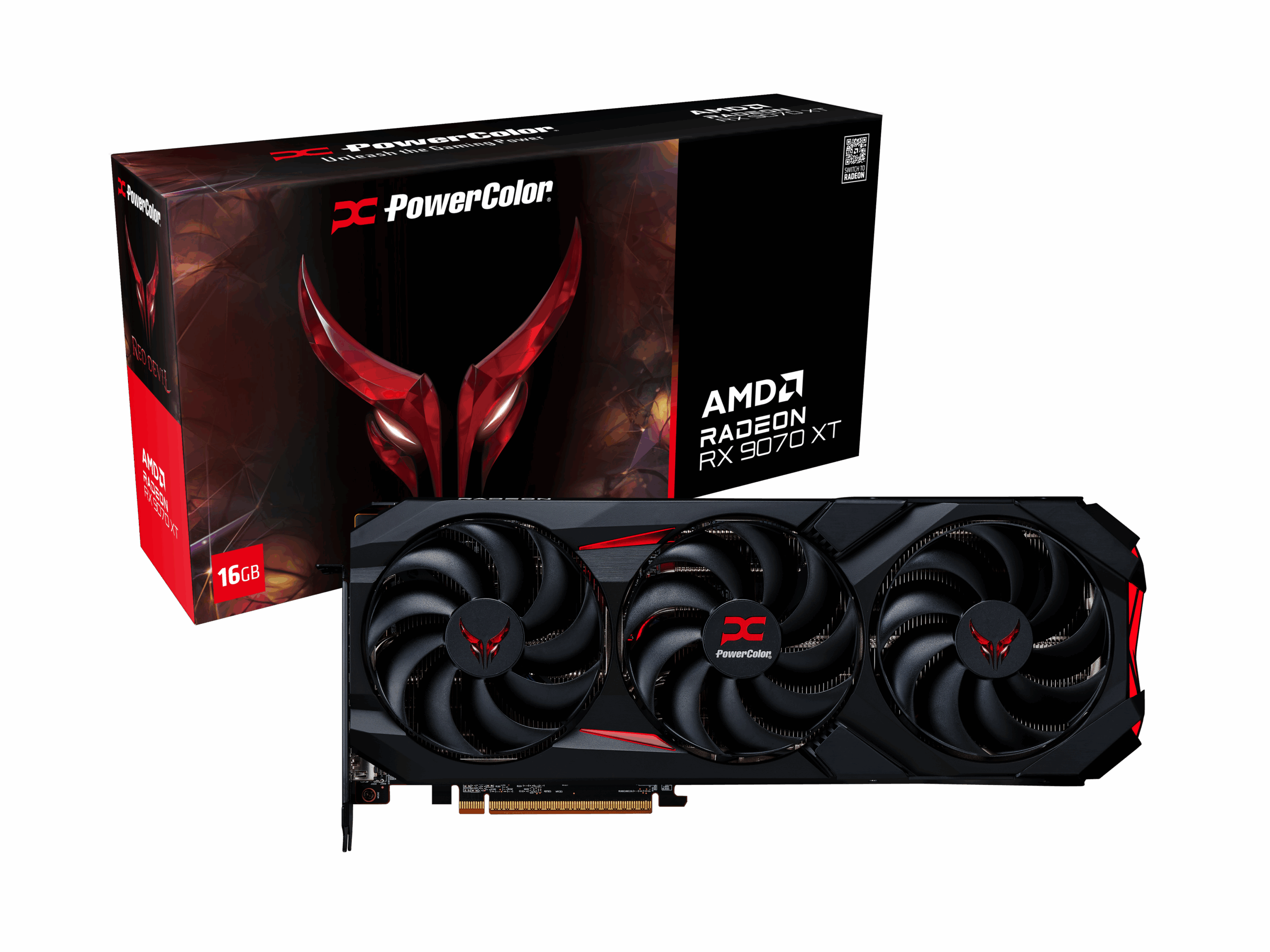 Kartelë Grafike AMD RX 9070 XT 16GB Powercolor Radeon Red Devil Special Edition OC GDDR6 3 Fan