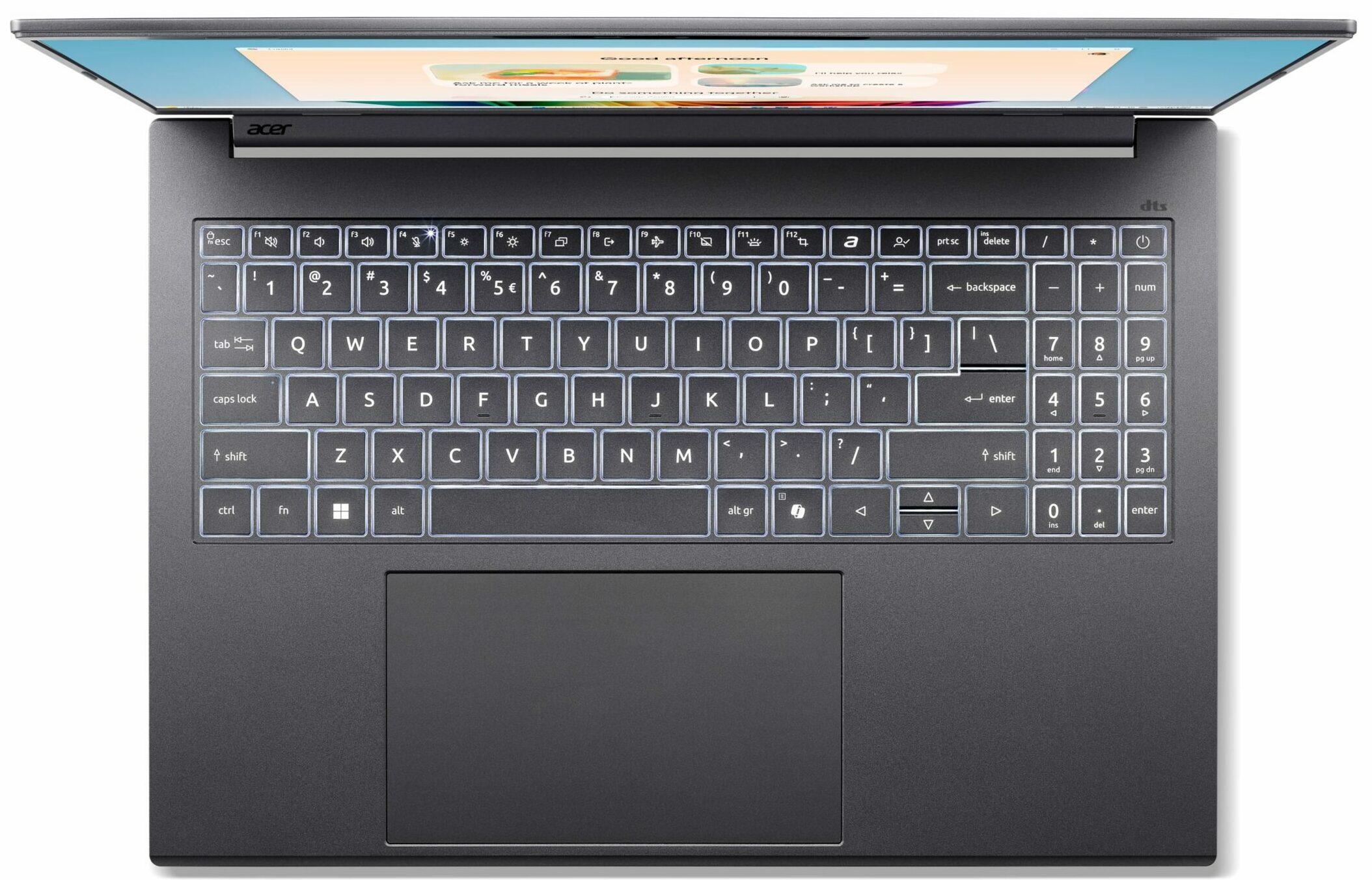 Laptop Acer Aspire A16 AI A16-61M-R8T1 / Ryzen AI 7 350 / 32GB LPDDR5x / 1TB / 16" WUXGA IPS 120Hz / AMD Radeon 860M / DE -Gri - Figura 3