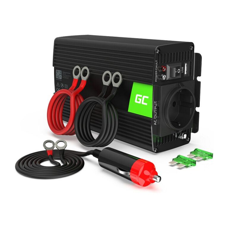 Green Cell INV03DE – Inverter / Konvertues tensioni 12V DC → 230V AC