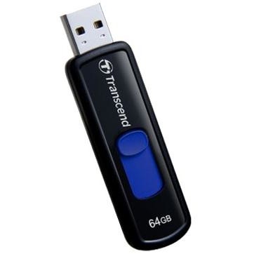 USB Flash Drive STICK 64GB Transcend JetFlash 760 USB 3.0 - e zezë