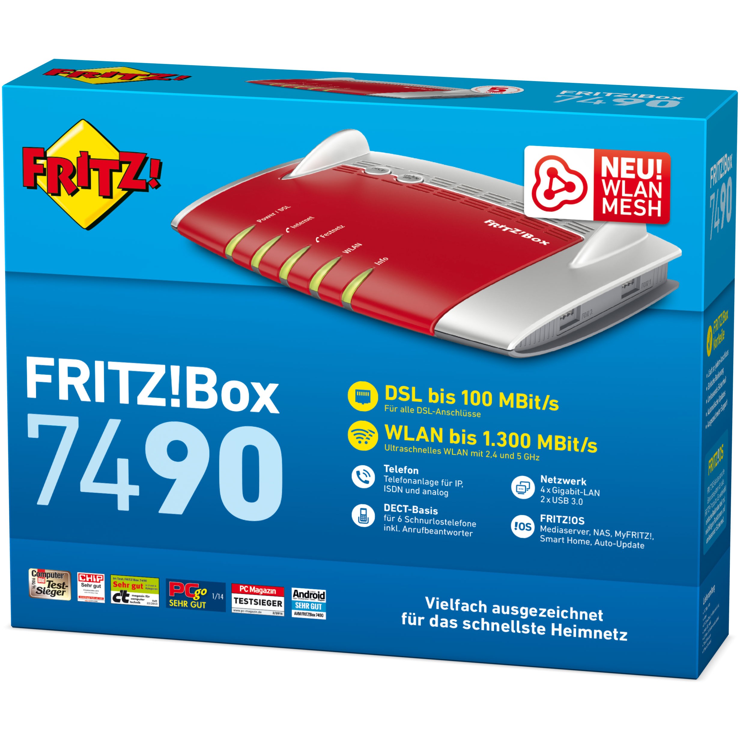 Ruter AVM FRITZ!Box Fon WLAN 7490 / ADSL-VDSL - Figura 4