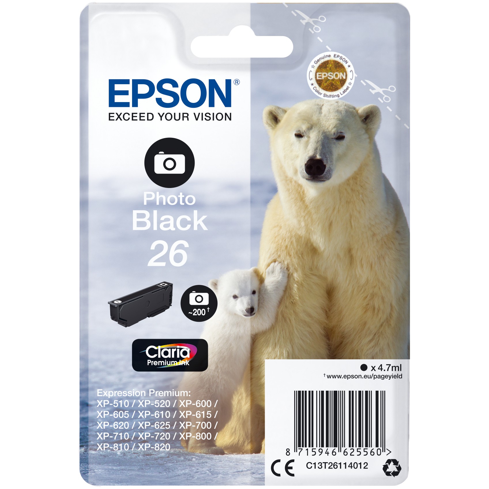 INK Epson C13T26114012 – Zezë