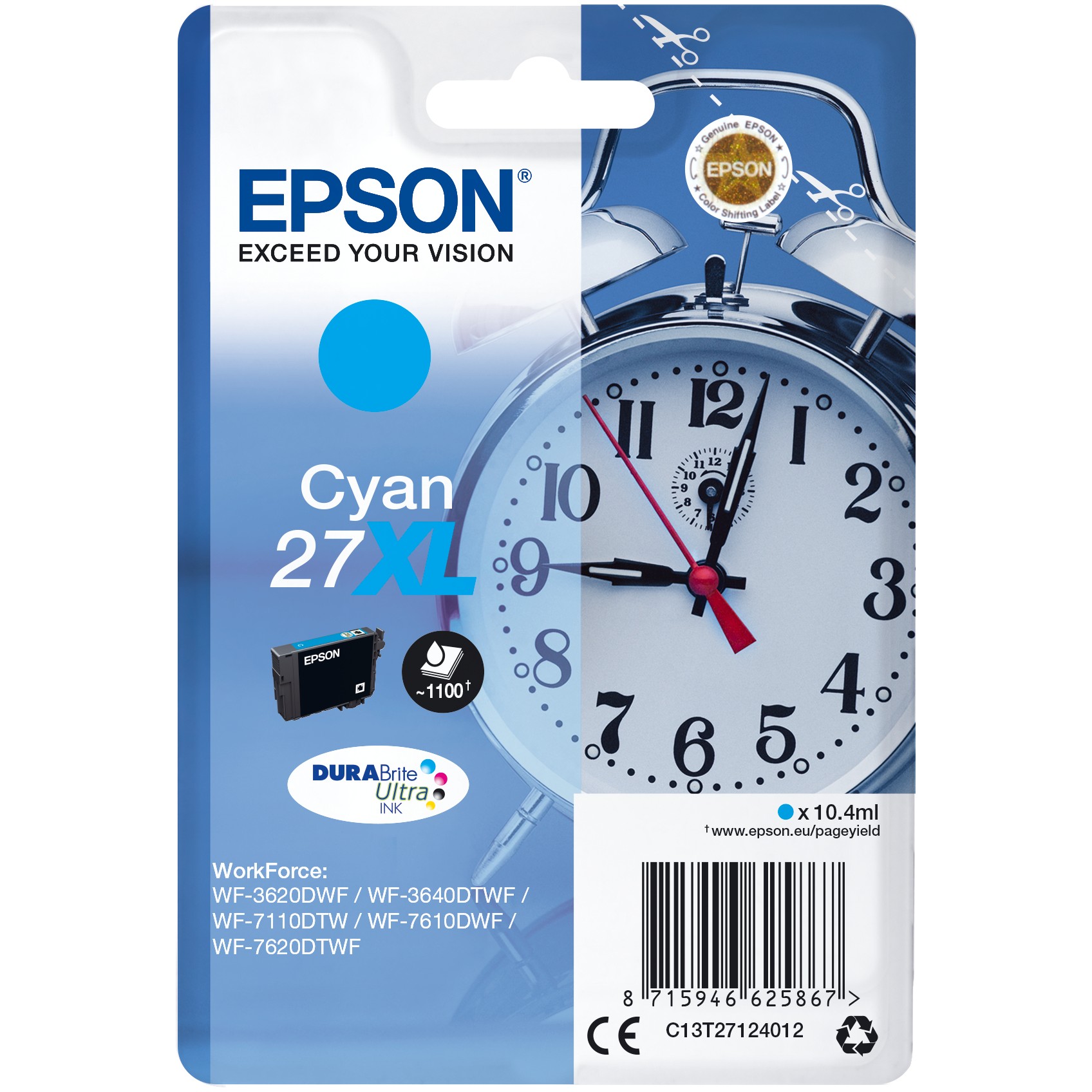 INK Epson C13T27124012/ me kapacitet të lartë – Blu