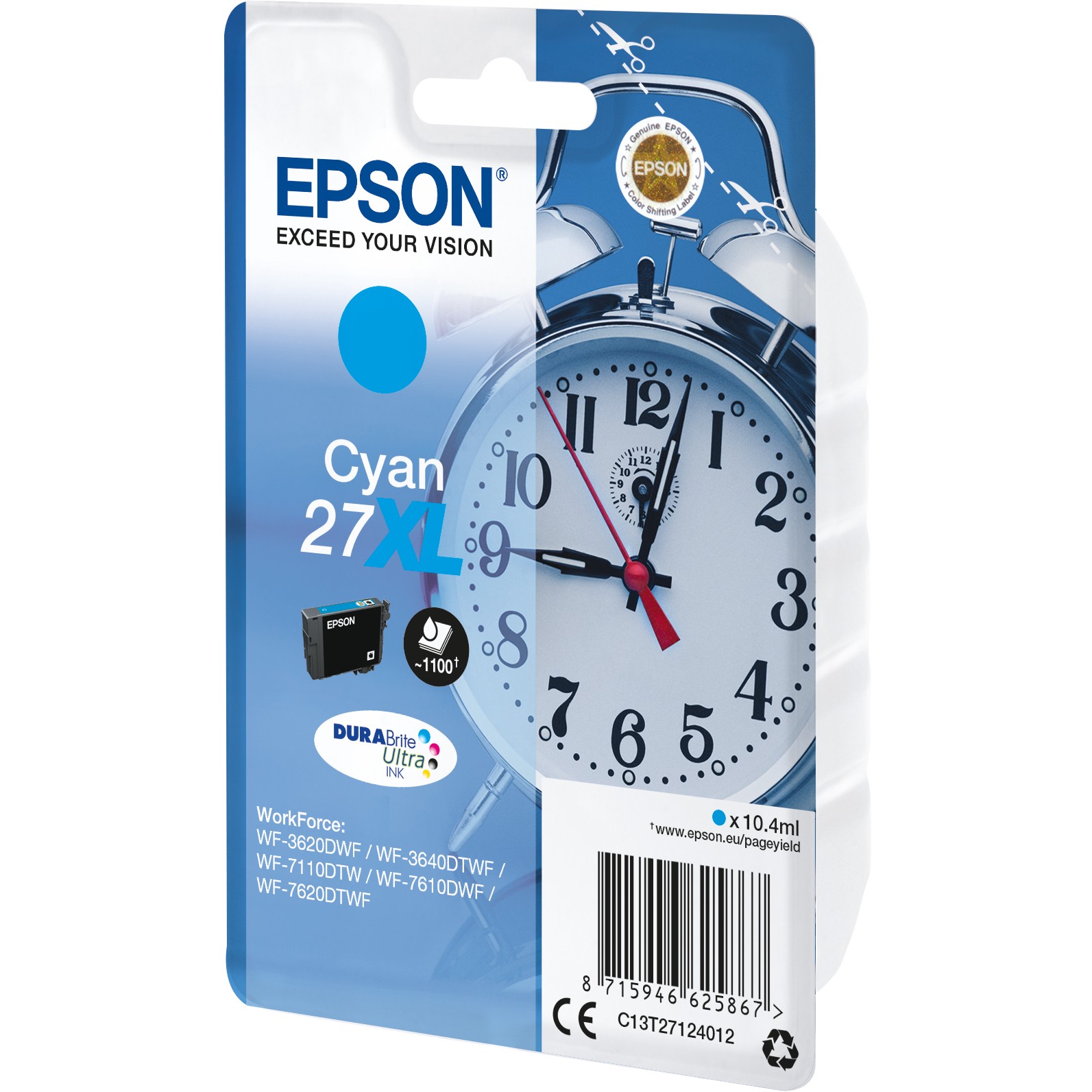 INK Epson C13T27124012/ me kapacitet të lartë – Blu - Figura 2