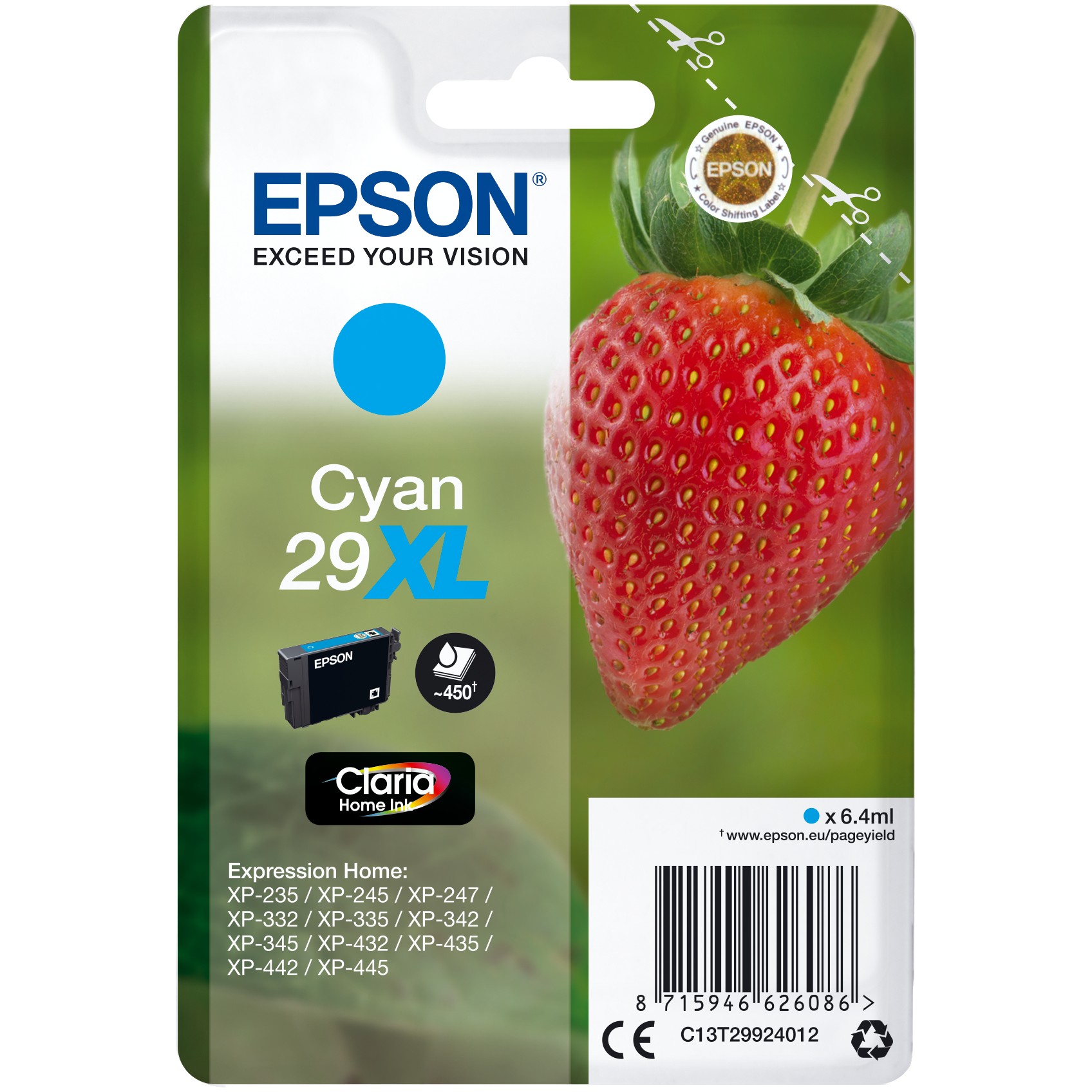 INK Epson 29XL C13T29924012 – Blu